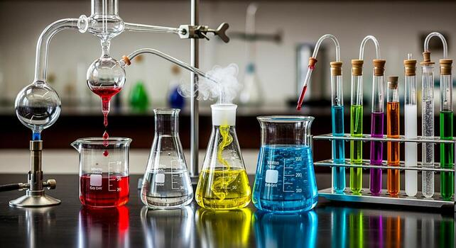 Round Bottom Distillation Flasks - CBSE Chemistry Lab Glassware