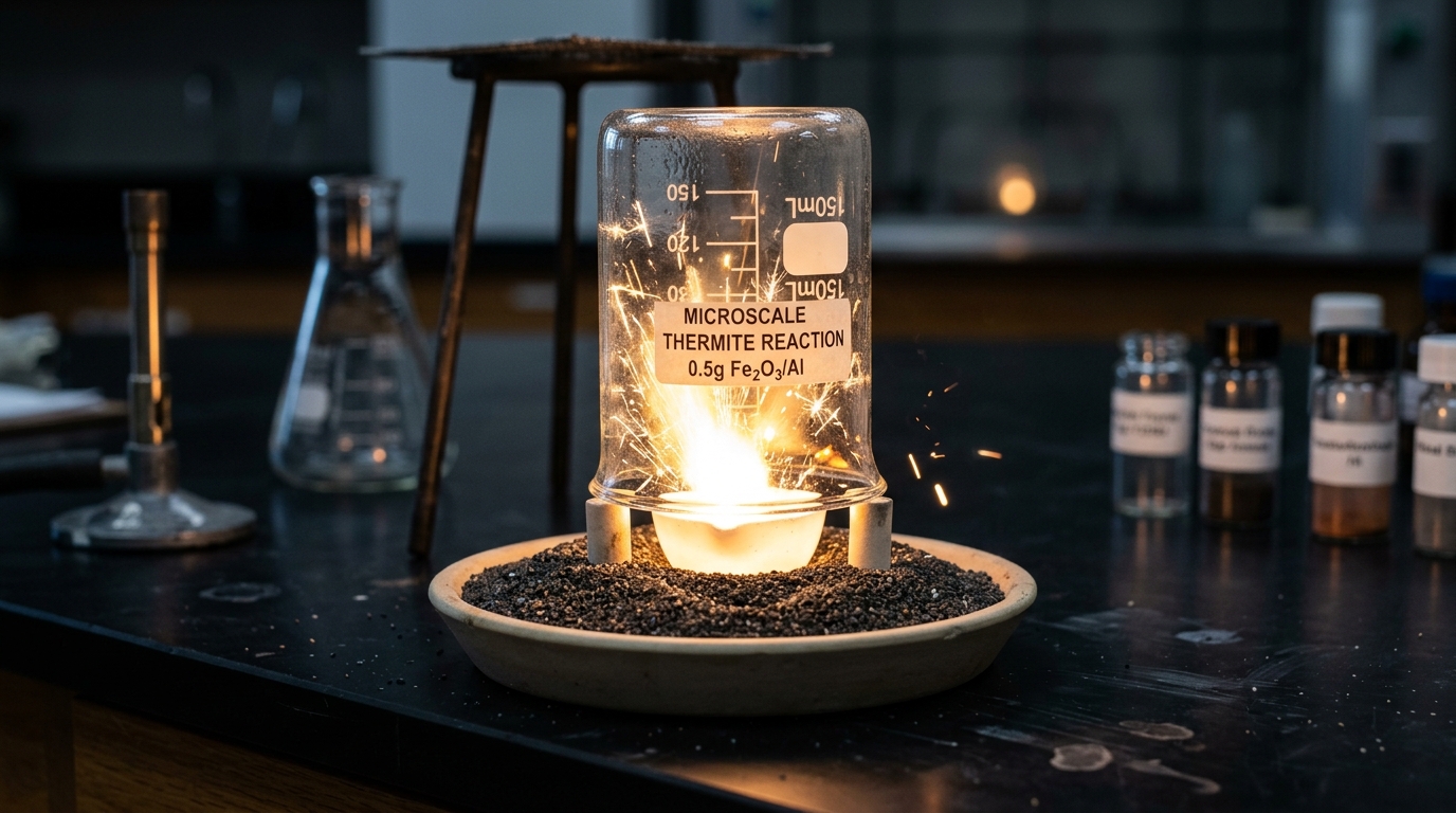 Microscale Thermite Reaction