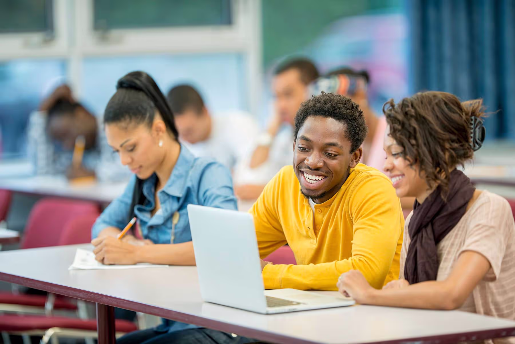 Students in classroom