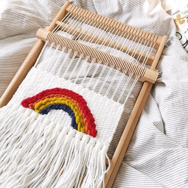 Child-safe weaving looms