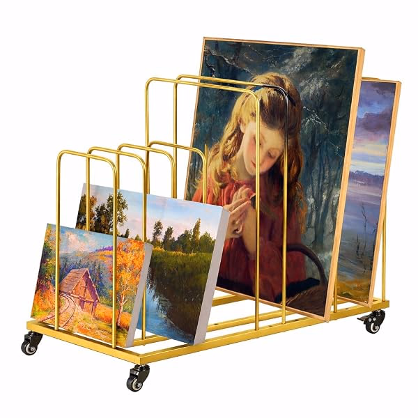 Artwork drying racks