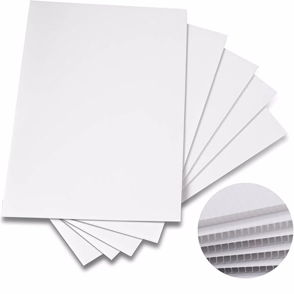 Corrugated plastic sheets