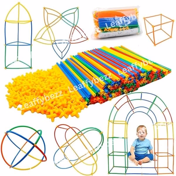 Straw construction kits