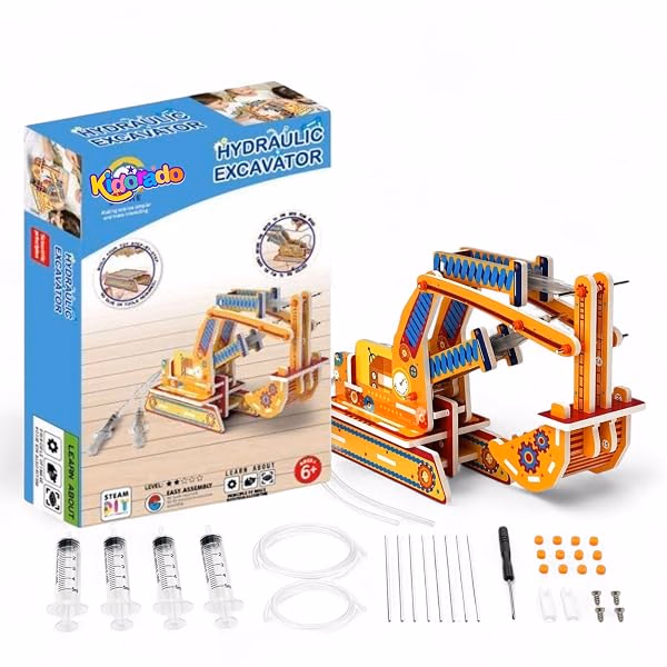 Simple hydraulic / pneumatic construction kits