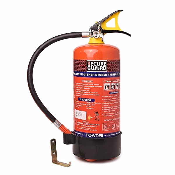 Fire extinguisher suitable for assessed hazards