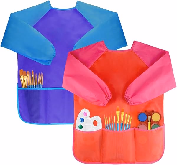 Child-sized protective aprons