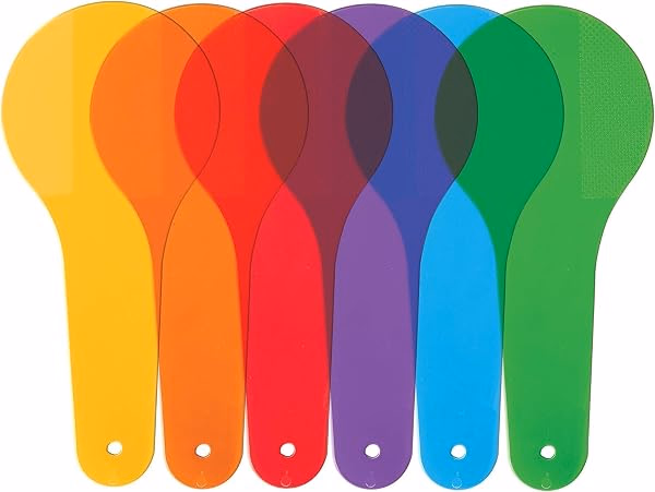 Colour-mixing discs and filters