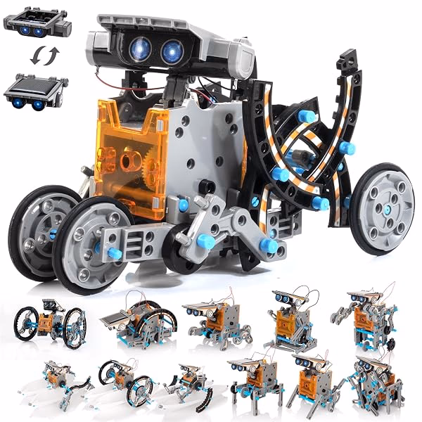 Solar-powered educational model sets