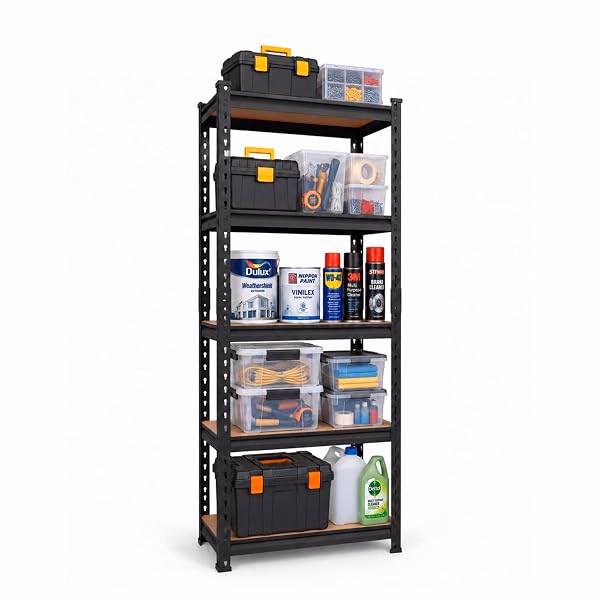 Work-in-progress project shelves