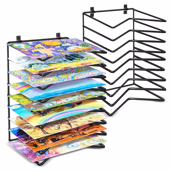 Artwork drying racks