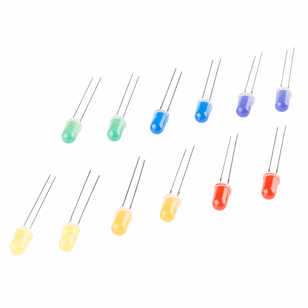 LEDs in multiple colours